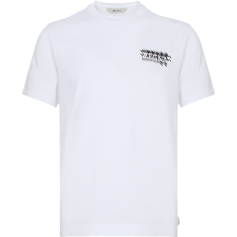 Z Zegna 杰尼亚 男士棉质圆领短袖T恤衫 VU372 ZZ630H