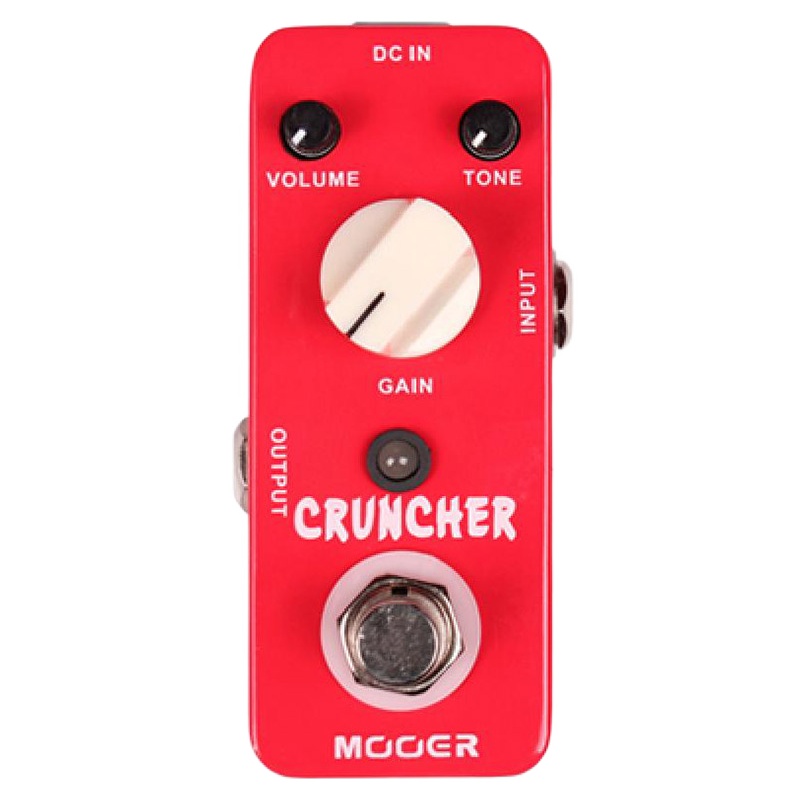MOOER/魔耳 cruncher Distortion 英式压缩失真单块效果器
