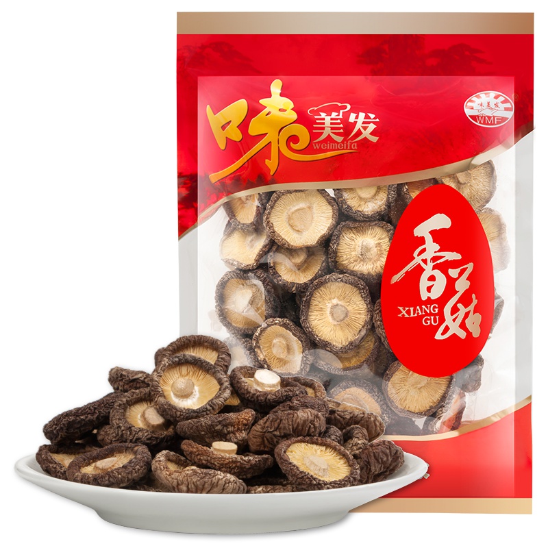 味美发(WMF) 香菇150g 山珍南北干货菌菇 蘑菇 香菇 福建古田珍珠菇 煲汤烹饪食材