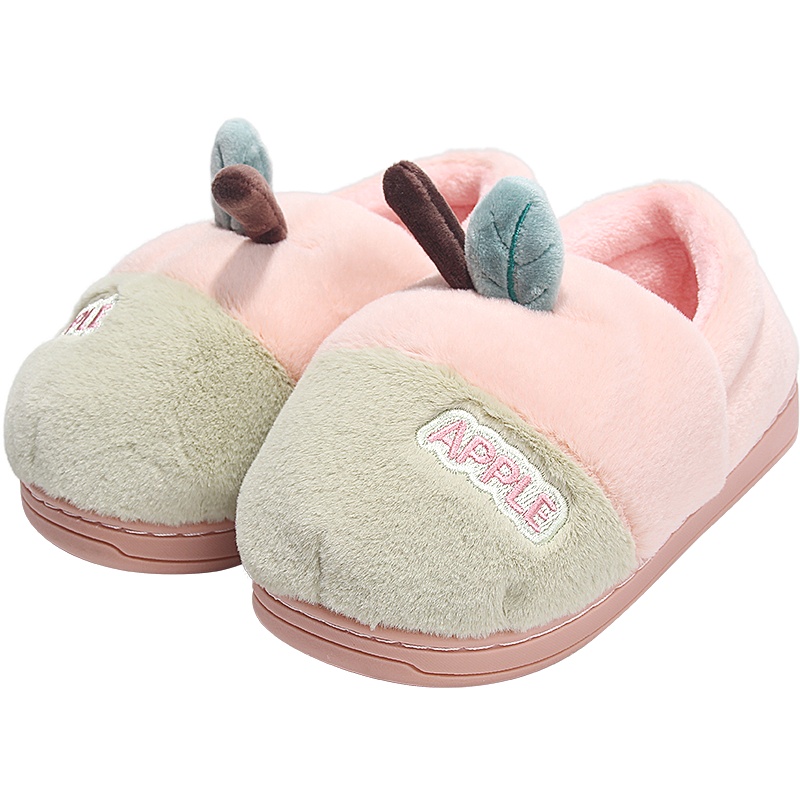 佳亲(softkids)儿童棉窝鞋毛绒柔软保暖家居棉拖SF885305