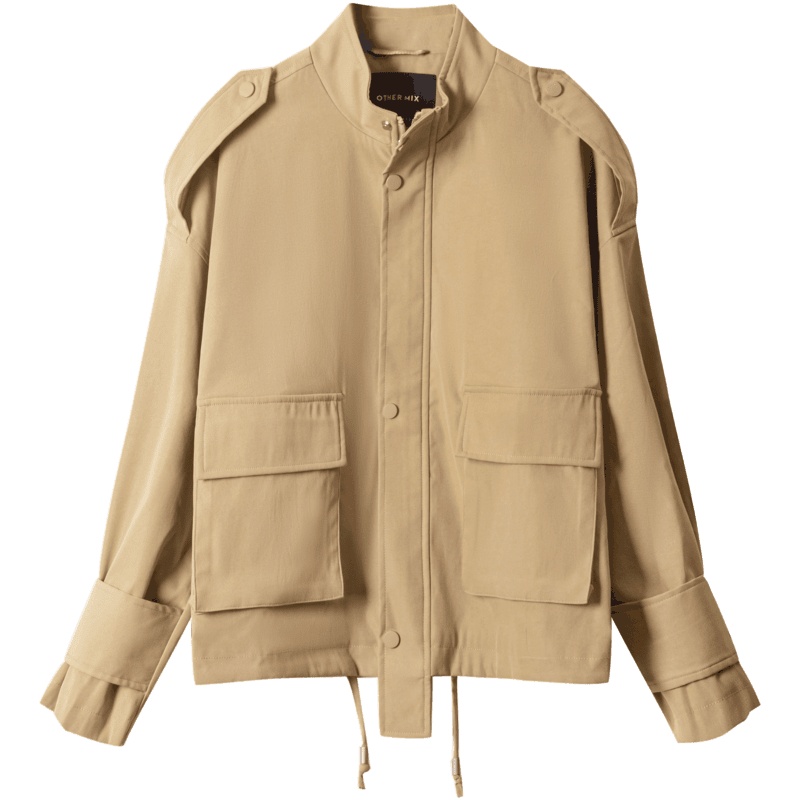 OtherMix工装风外套2021年新款宽松韩版Chic新潮夏季短款上衣女士