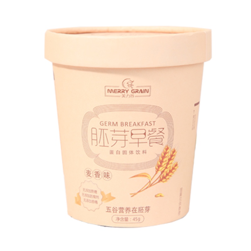 美力谷谷物胚芽代餐麦香味单杯装营养早餐养胃即食冲饮食品45g