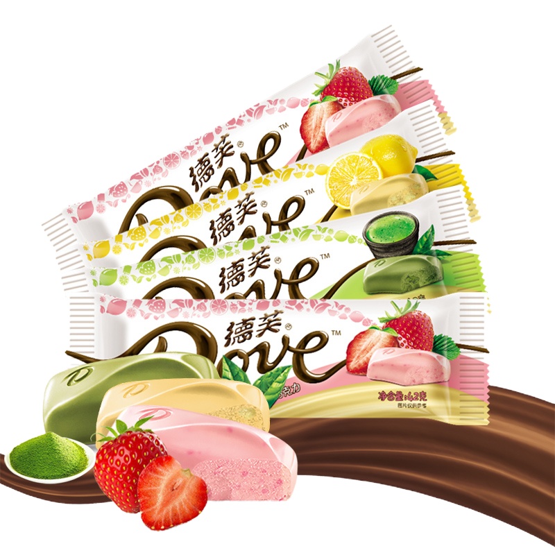 德芙巧克力丝滑新口味小清新42g散装2条装批发水果口味巧克力