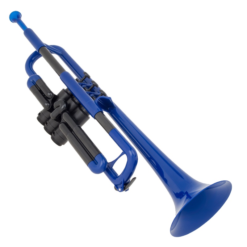 英国新款专业演奏pTrupet皮朋塑料铜管乐器降B调小号初学考级蓝色