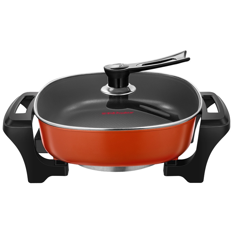 荣事达(Royalstar)电火锅HG1628L韩式家用多功能电炒锅电热锅电煮锅6L容量无极调温