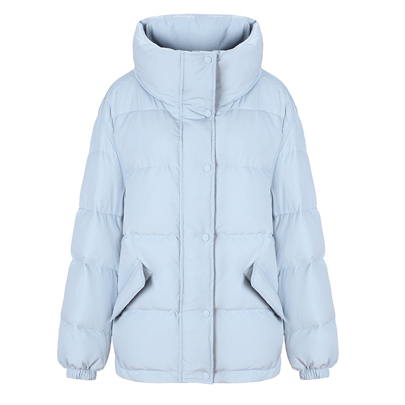 高梵（GOLDFARM）秋冬韩版学生短款羽绒服女连帽宽松bf加厚面包服外套