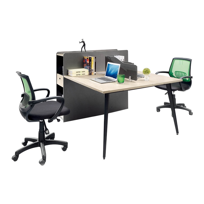 匡大 办公桌简约屏风桌1.55米双人位职员桌