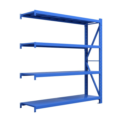 正斌仓库仓储货架四层金属五金货架家用中型重型置物架展示架子承重200kg