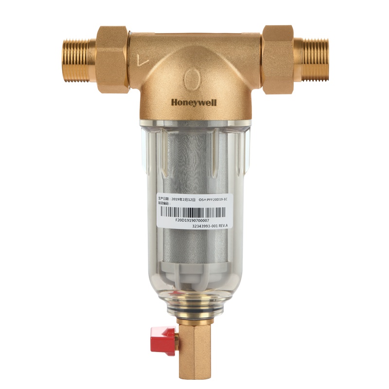 霍尼韦尔(Honeywell)家用中央前置过滤器净水器全屋自来水过滤机PFF20D19-EC管道过滤 主水管净水器