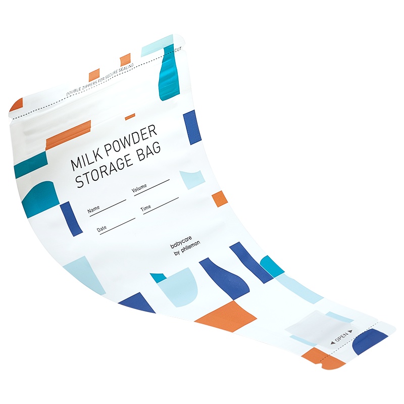 babycare 婴儿奶粉袋 便携外出一次性抗菌奶粉盒储存盒分装袋12片波普蓝1690