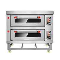 世麦(WORWHEAT) 燃气双层烤箱商用 天然气烤箱 液化气煤气烤箱一层二层三层六盘二盘四盘商用电烤箱烤炉烘炉