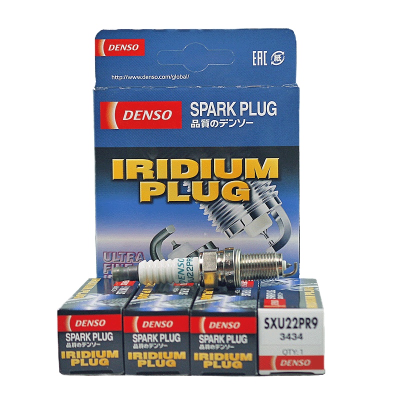 电装(DENSO)铱金.原配火花塞SXU22PR9适配森雅/威驰/新赛欧/乐骋/乐驰/派力奥/路宝/雅力士(4支装)