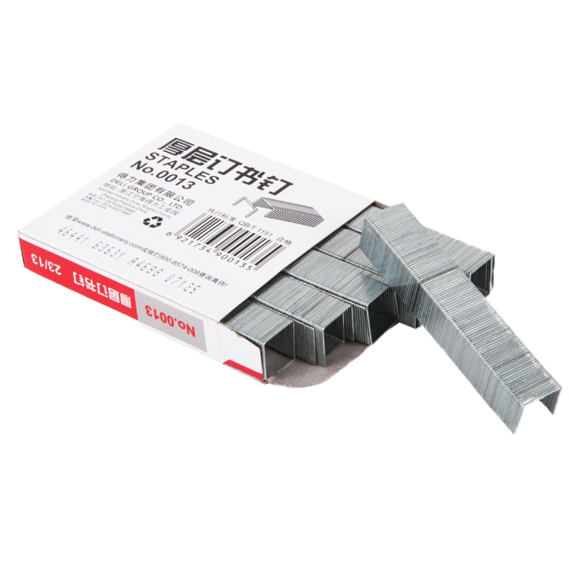 得力（deli） 0013 厚层订书钉 23/13(1000枚/盒） 20盒起订 单盒价格