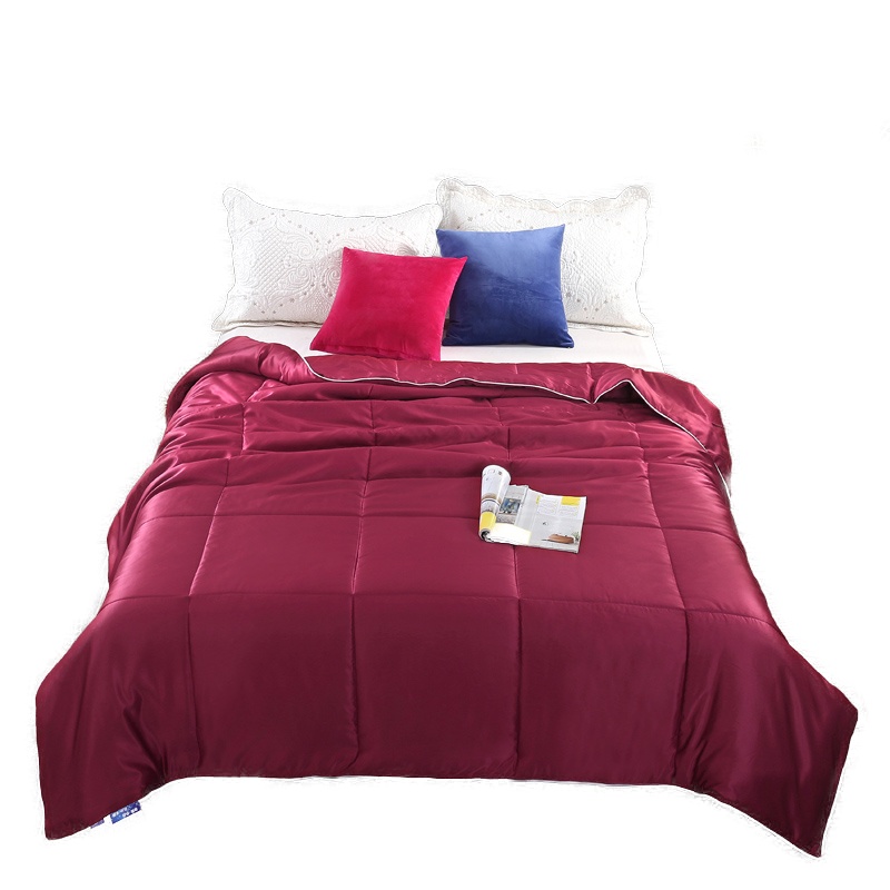 九氏(JOESH)夏凉仿天丝空调被夏薄被子单 双人夏季可水洗被子