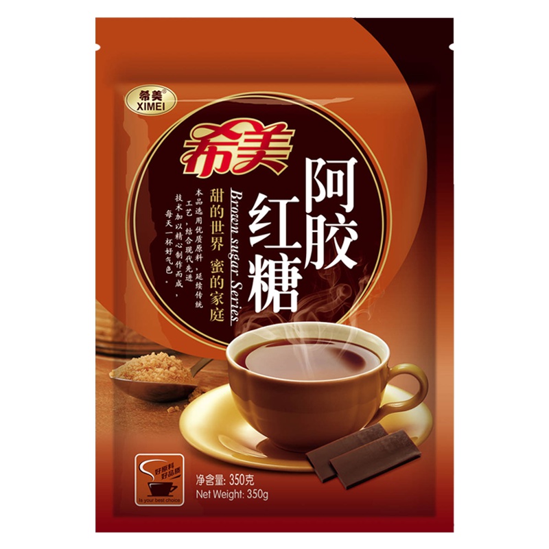 [350g*3袋]希美 阿胶红糖产妇月子驱寒养生产后调理甘蔗红糖水 阿胶红糖 350g/袋