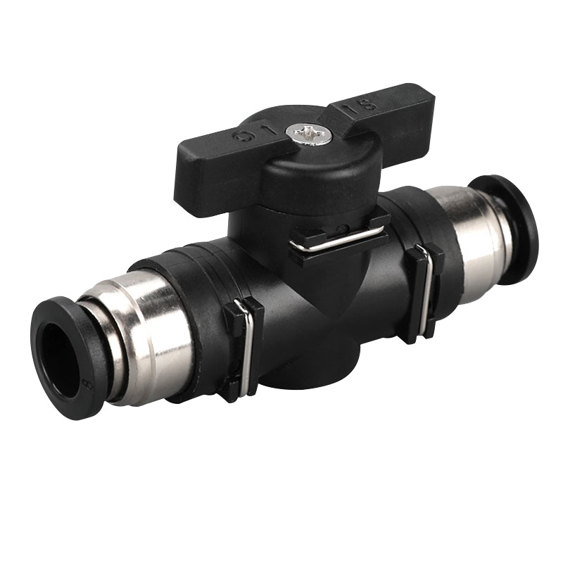 冰禹 SNll-28 气管开关阀BUC-4 681012气动接头快插快接手阀手动阀门HVFF手转阀 BUC-6