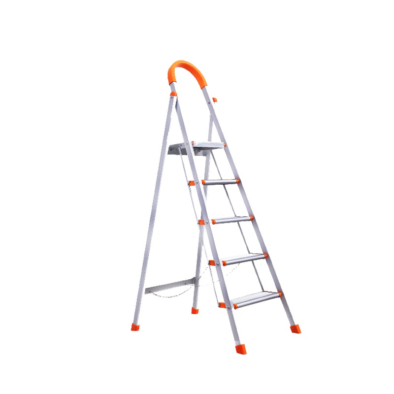 好太太(HOTATA) GW-333 铝合金梯子人字梯 货架梯宽踏 彩虹日式梯