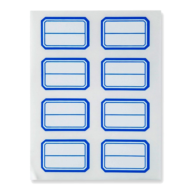 广博(GuangBo)自粘性标签贴 10本蓝色 手写标签贴纸不干胶标签 分类标签商品价格贴纸 办公用品学生图书分类便签姓