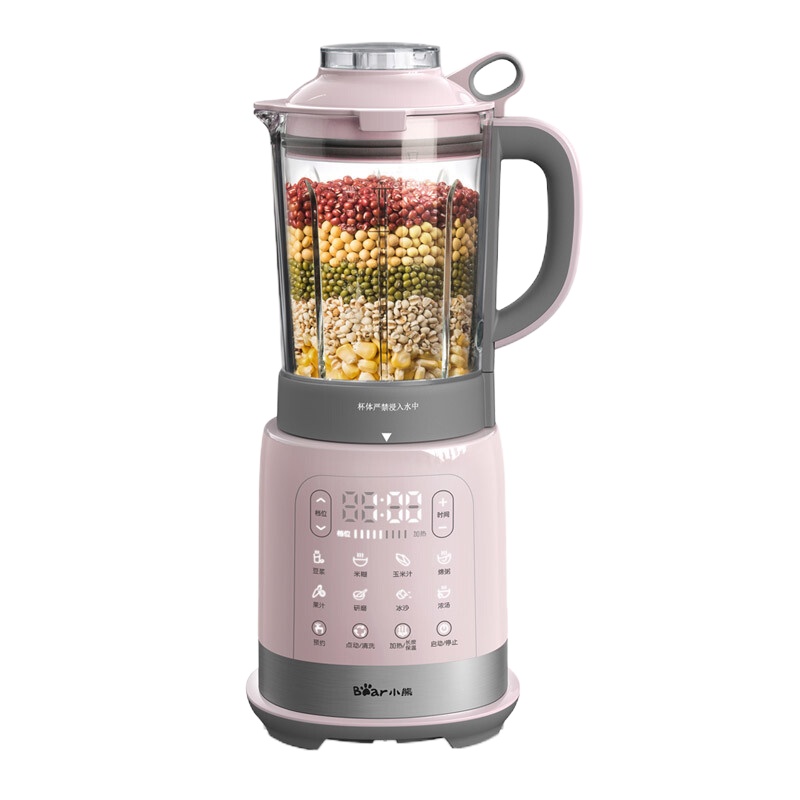 小熊(bear) PBJ-B10R2破壁机 多功能家用智能预约加热豆浆机破壁料理机榨汁机果汁搅拌机辅食机绞肉机