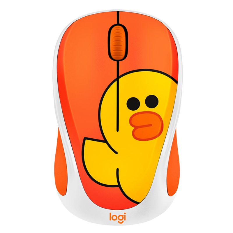 罗技(Logitech)LINE FRIENDS无线鼠标可爱光电办公游戏家用台式机电脑笔记本USB办公鼠标情侣女生莎莉款