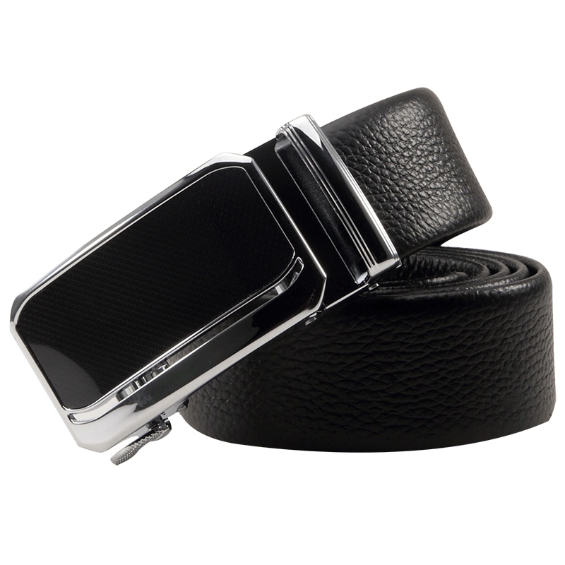 雅鹿男装头层牛皮商务经典男士腰自动扣皮带腰带男士皮带礼盒AS18SDPX1902