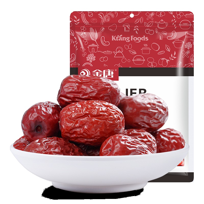 金唐(KTANG) 若羌灰枣500克 大枣干货 桂圆红枣枸杞茶配料