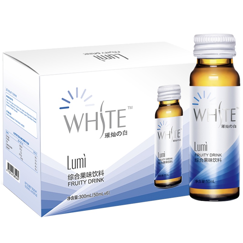 Lumi 综合果味液态饮 50mlx6瓶 进口商品