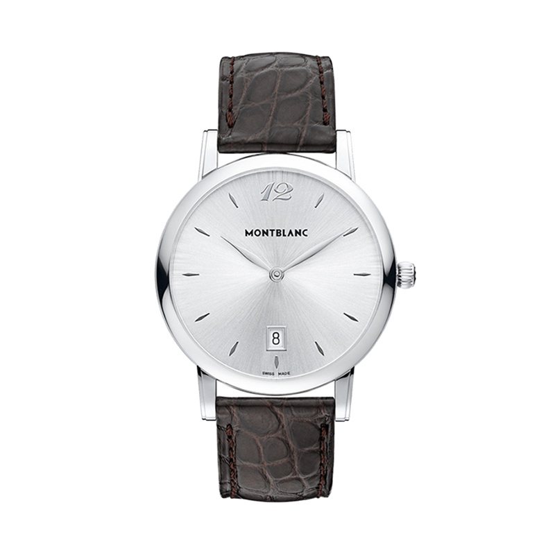 万宝龙(Montblanc)手表明星经典系列皮带石英男士手表U0108770
