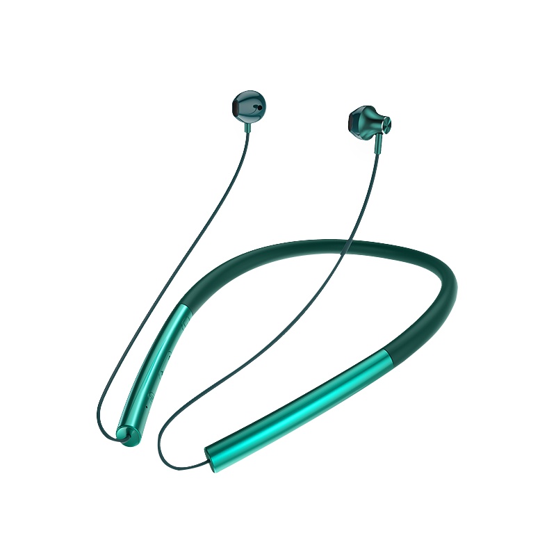 塔菲克(TAFIQ)真无线蓝牙耳机运动型颈挂脖超长待机男女士高端2021年新款适用苹果b-10蓝牙挂脖耳机曜石黑