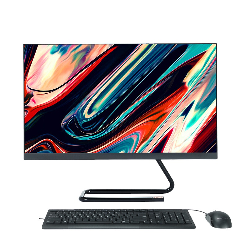 联想(Lenovo) ideacentre AIO520C-22 G5400T/4GB/1T/wifi无线/21.5英寸/黑色/商务办公学习个人家用企业采购致美一体机台式电脑