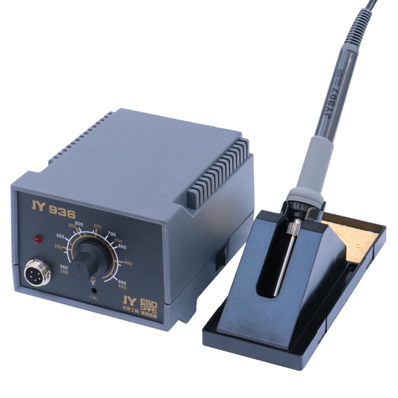 JY聚源焊台936电烙铁套装可调温恒温焊锡电洛铁电焊台灰色