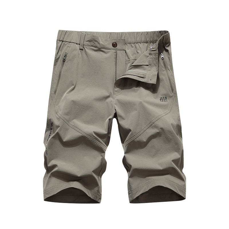 JEEP/吉普2019新款男士夏季宽松大码休闲短裤青年时尚弹力五分裤男
