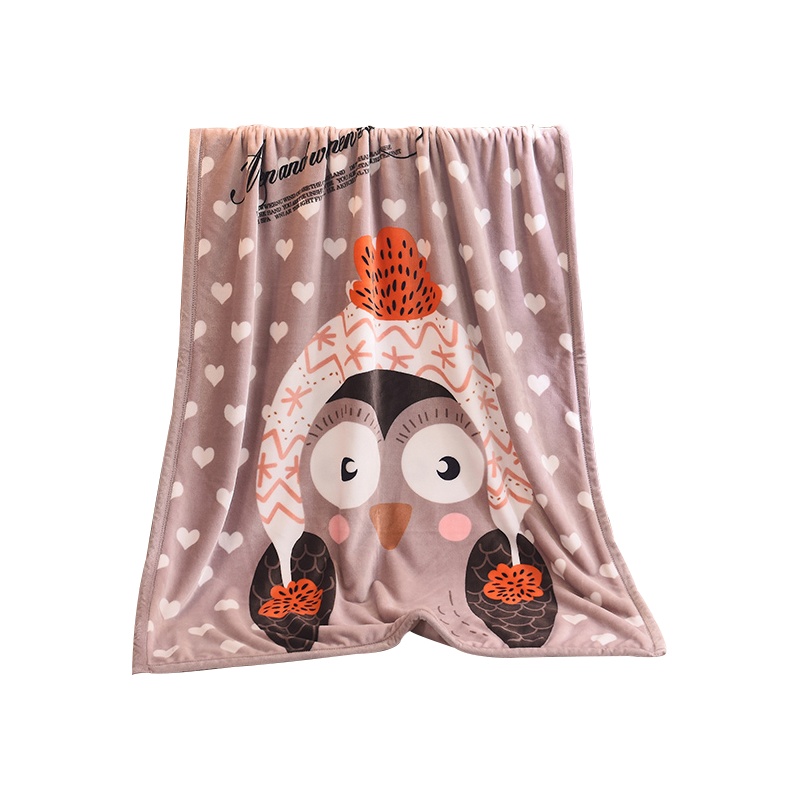 凯诗风尚(CHARSON)儿童毛毯 苏宁自营 可爱卡通儿童办公室空调披毯夏季幼儿园单人午睡毯子宝宝床单100*140cm