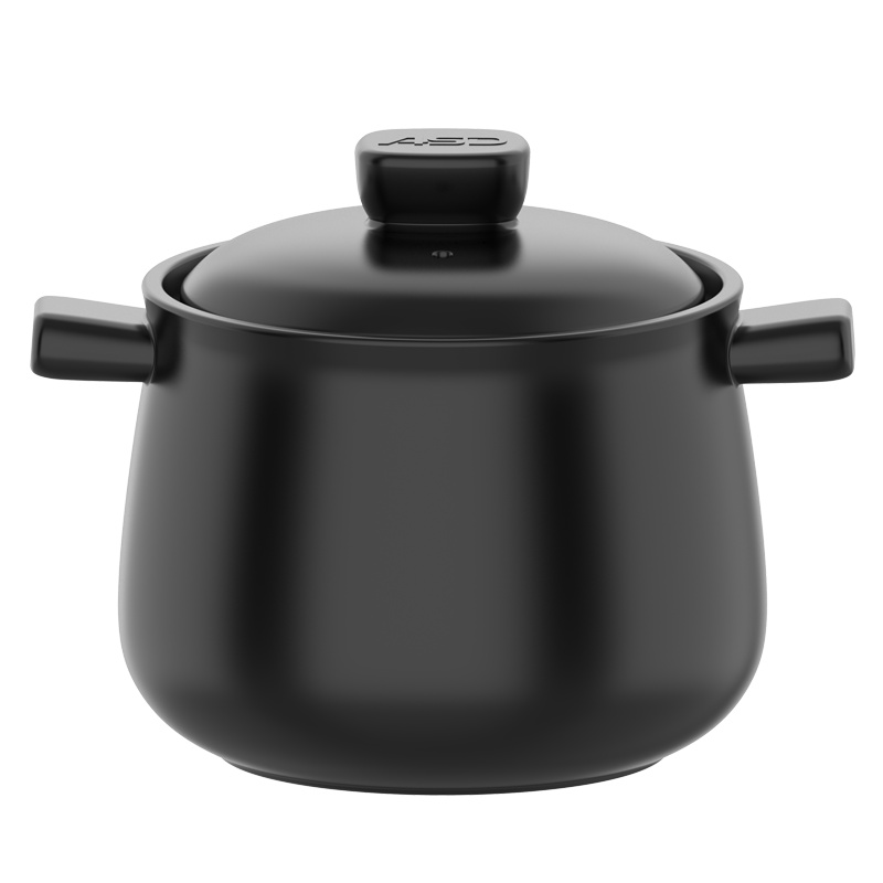 爱仕达(ASD)天然陶瓷砂锅炖汤石锅陶瓷煲新陶养生煲中药锅4.5L高汤煲RXC45K3WG