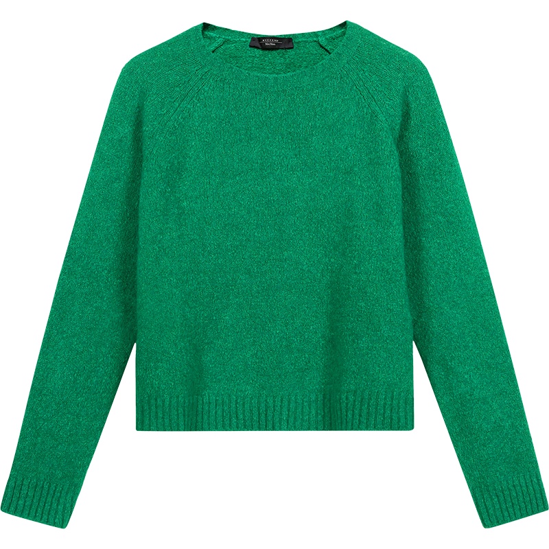 MAX MARA WEEKEND 麦丝玛拉 女士羊驼毛/混纺圆领长袖毛衣 AMICI