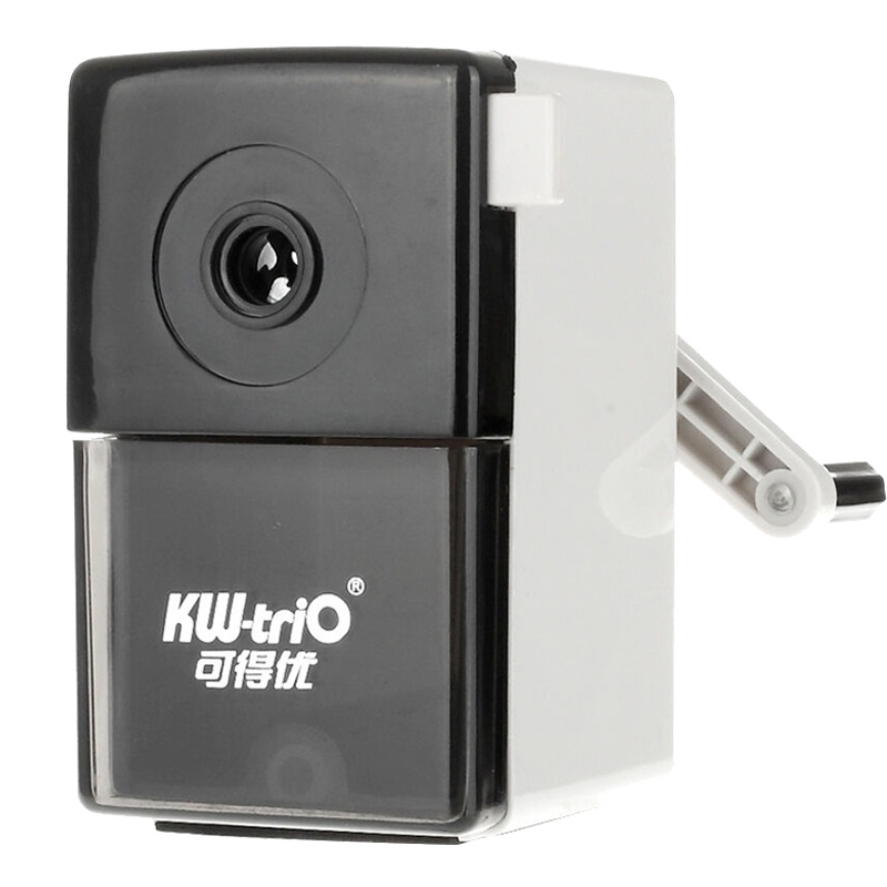 可得优(KW-triO)316A 削笔机2个装 办公铅笔削笔机 学生卷笔刀 削笔器 手摇卷笔器 办公用品