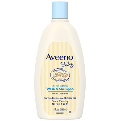 艾惟诺(Aveeno)婴幼儿童清洁保湿 无泪洗发沐浴露二合一 532ml