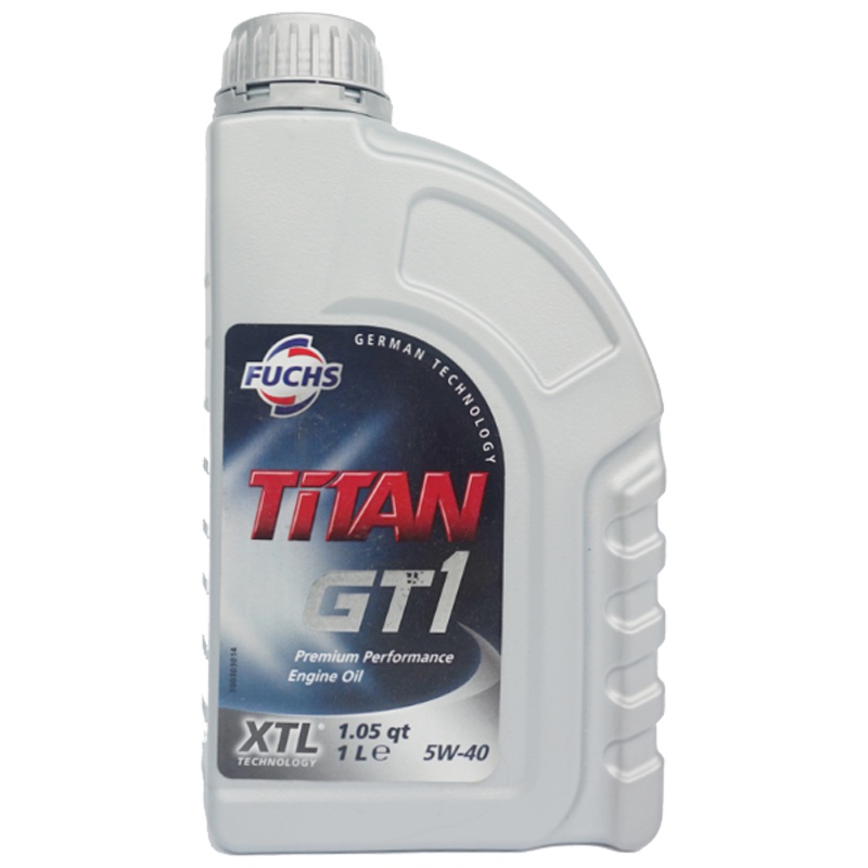 Fuchs福斯 欧洲进口 泰坦gt1 XTL 5W-40 全合成机油 1L