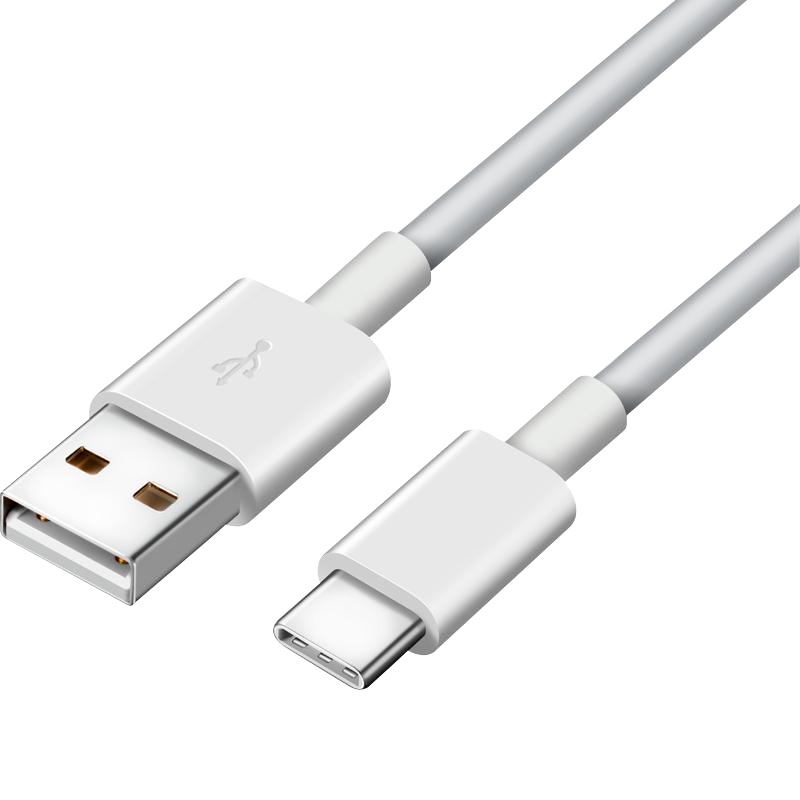 HUAWEI/华为原装正品数据线Type-C接口数据线 3A超级快充线手机充电线 CP51 长度1m 白色