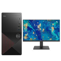 戴尔(DELL)Vostro 3881台式电脑套机D2721H显示器27英寸（i5-10400 8GB 256GBSSD+1TB W10 定制版）