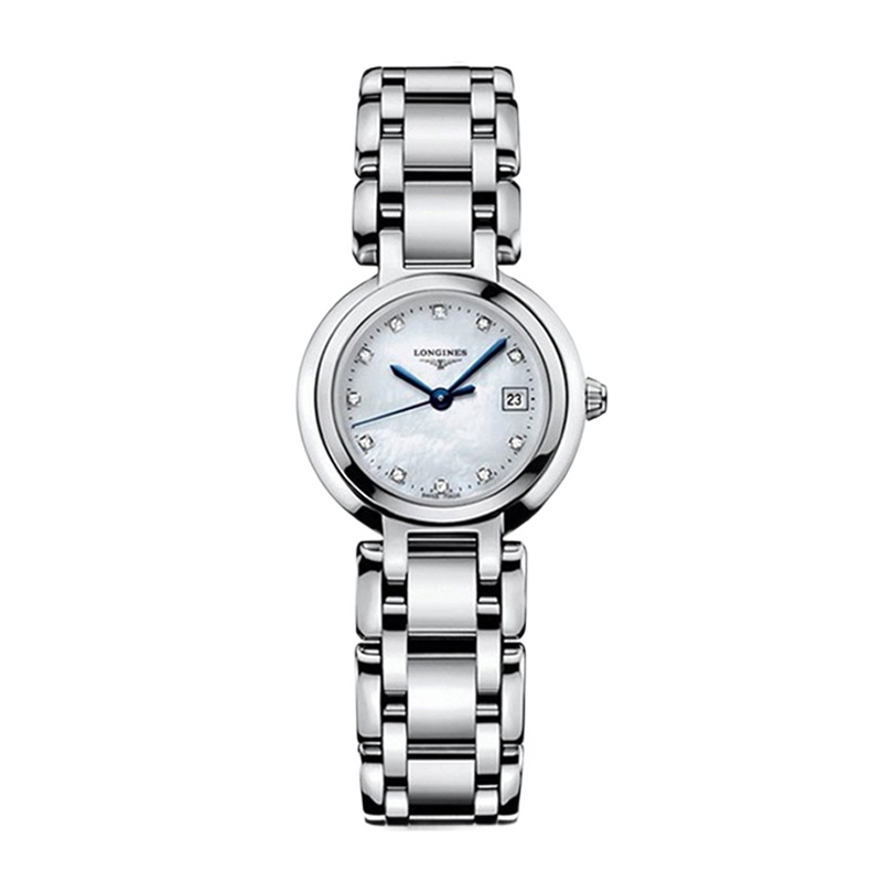 LONGINES 浪琴心月系列钢带商务时尚女士石英表L8.110.4.87.6