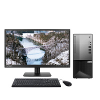 联想(Lenovo)扬天M4600T台式电脑 21.5寸显示器 I3-10100 8G 1T+256G 集显 WIN10 13.6L小机箱 定制