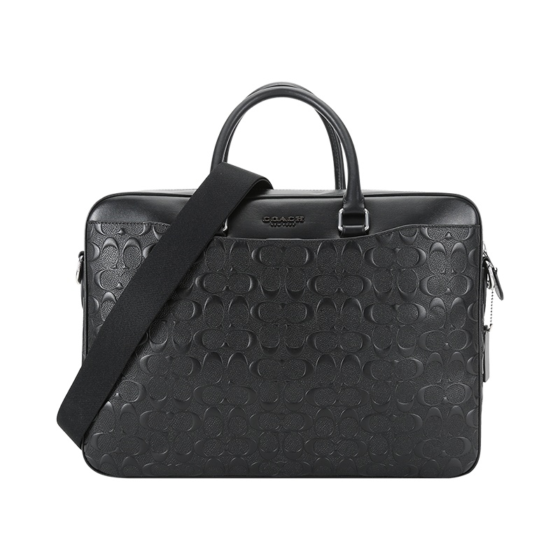 [品牌直供] COACH 蔻驰 男士皮革手提单肩斜挎包公文包4187