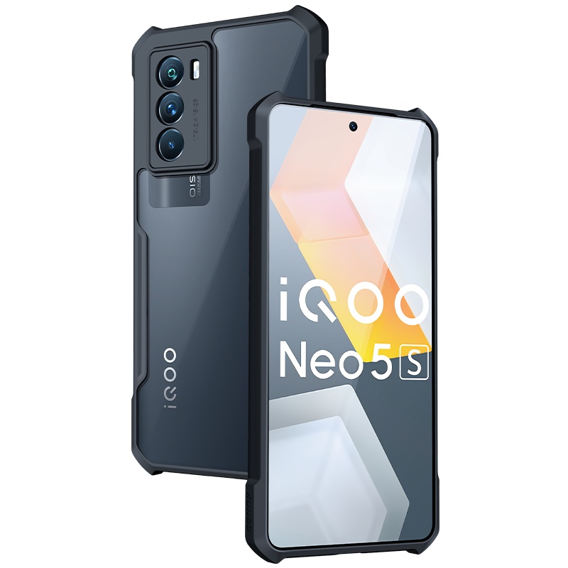 讯迪iqooneo5s手机壳iqooneo5保护套新款vivo iqooneo5s全包气囊防摔男iqoo8外壳硅胶iqo