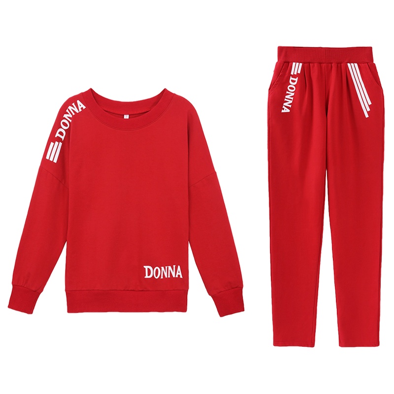 赛丹狐春运动服套装女春季新款春装潮时尚休闲洋气女装气质两件套