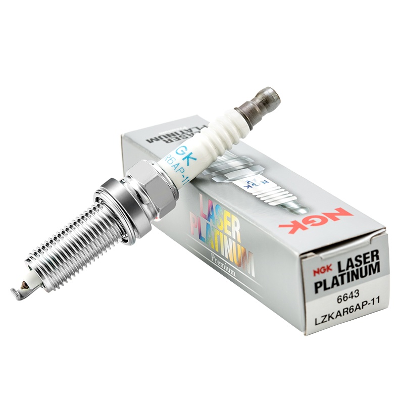 NGK铂金火花塞 LZKAR6AP-11 6643 单支装 适用于天籁骐达蓝鸟阳光玛驰轩逸奇骏逍客骊威启辰D50T70