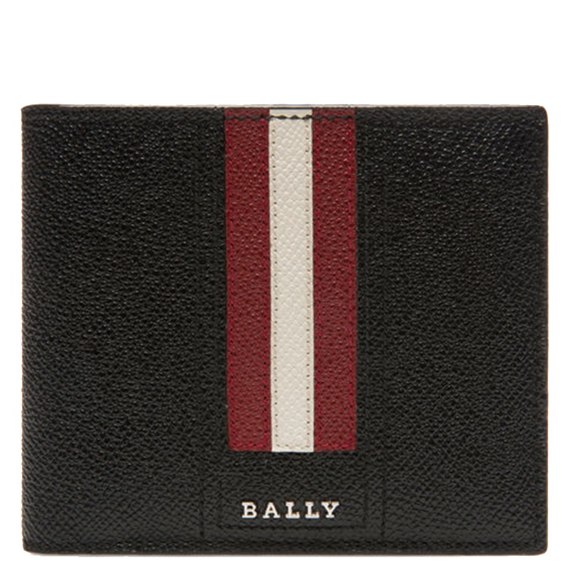 [直营]巴利(Bally) TALIKY.LT系列男士真皮条纹短款钱包 男士钱包 男包 欧美时尚