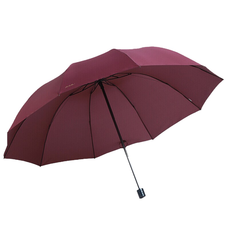 天堂 33212E碰击布晴雨三折伞 DX1239 晴雨两用折叠雨伞（把）