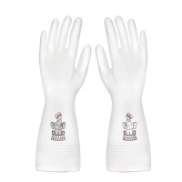 澳洲Mr Clean洗碗手套橡胶手套食品级材质家务清洁手套厨房加厚加长耐用防水洗衣服手套薄小飞象M码 3双装