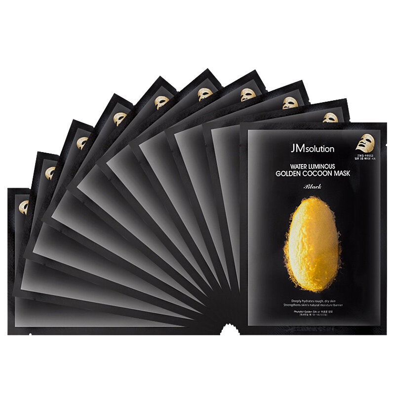 JMsolution肌司研蚕丝氨基酸水肌焕肤面膜45g*10片(JM面膜 韩国进口 补水保湿面膜)